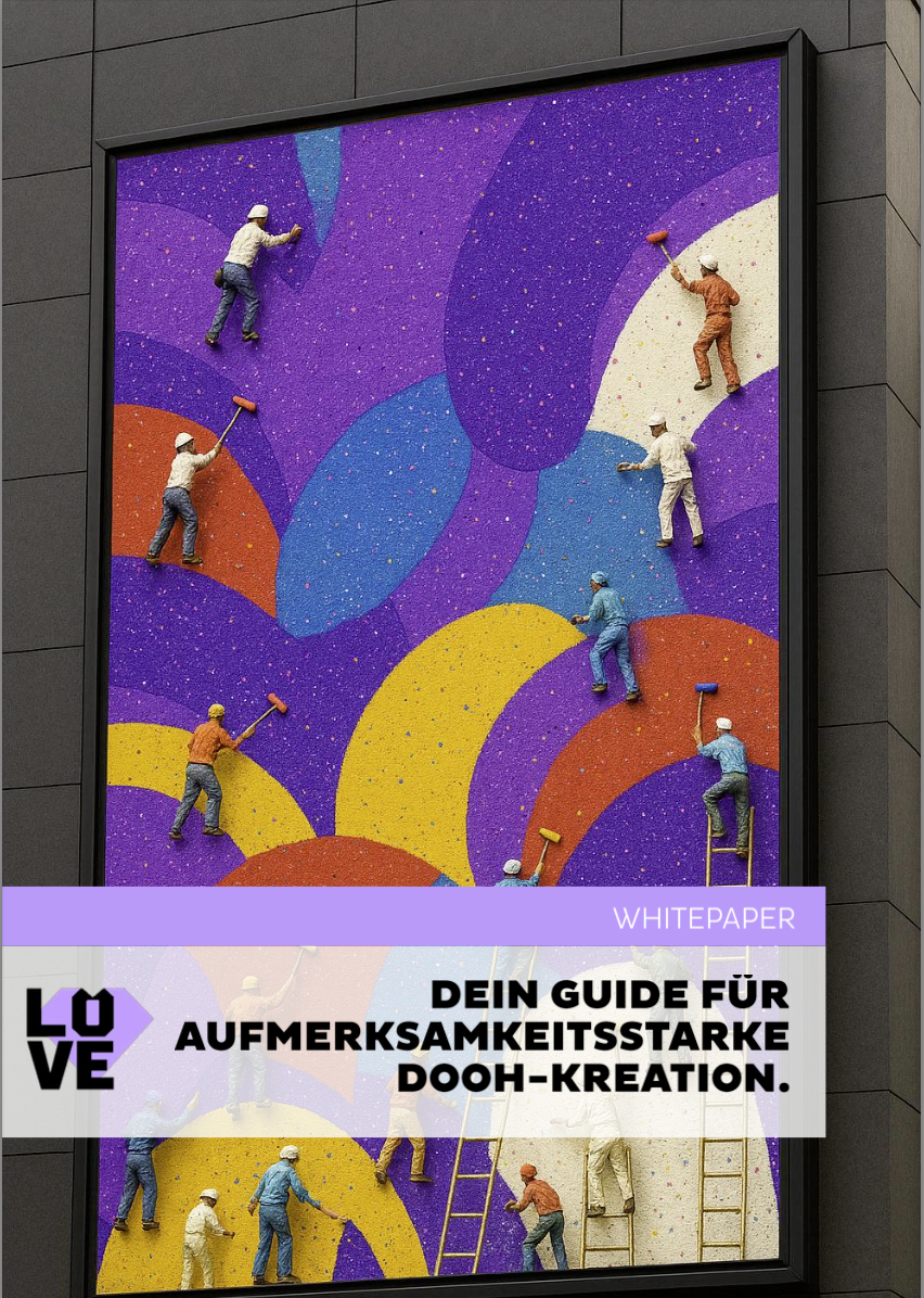 Dein Guide für aufmerksamkeitsstarke DOOH-Kreation.